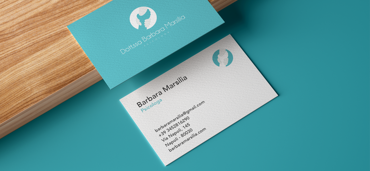 barbara marsilia psicologa logo design blanck box