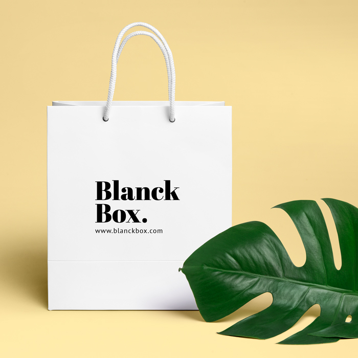 packaging design blanck box